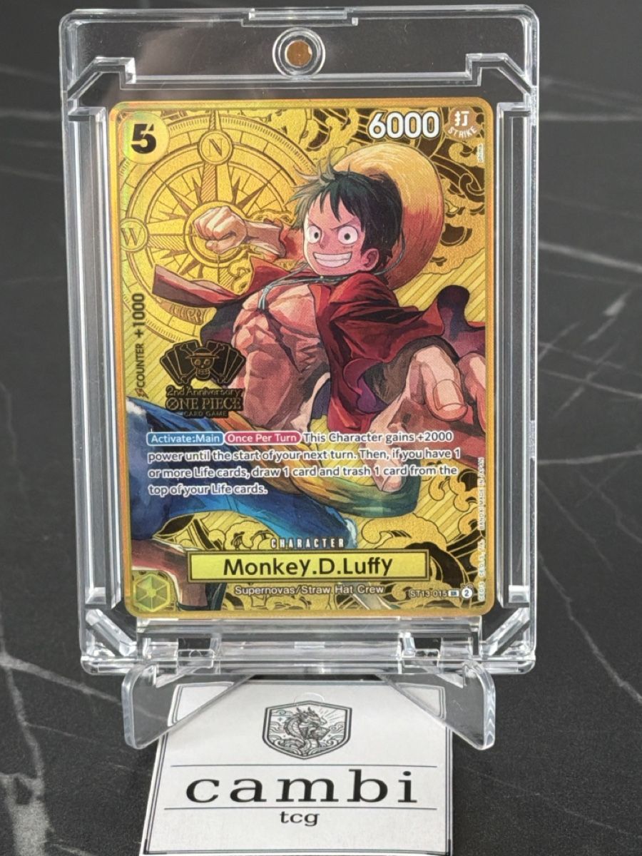 Bandai Sammelbilder & Trading cards: One Piece ST13-015 Monkey.D.Luffy, Englisch inkl. Case – Neu (gemäss Beschreibung) aus St. Gallen von cambitcg