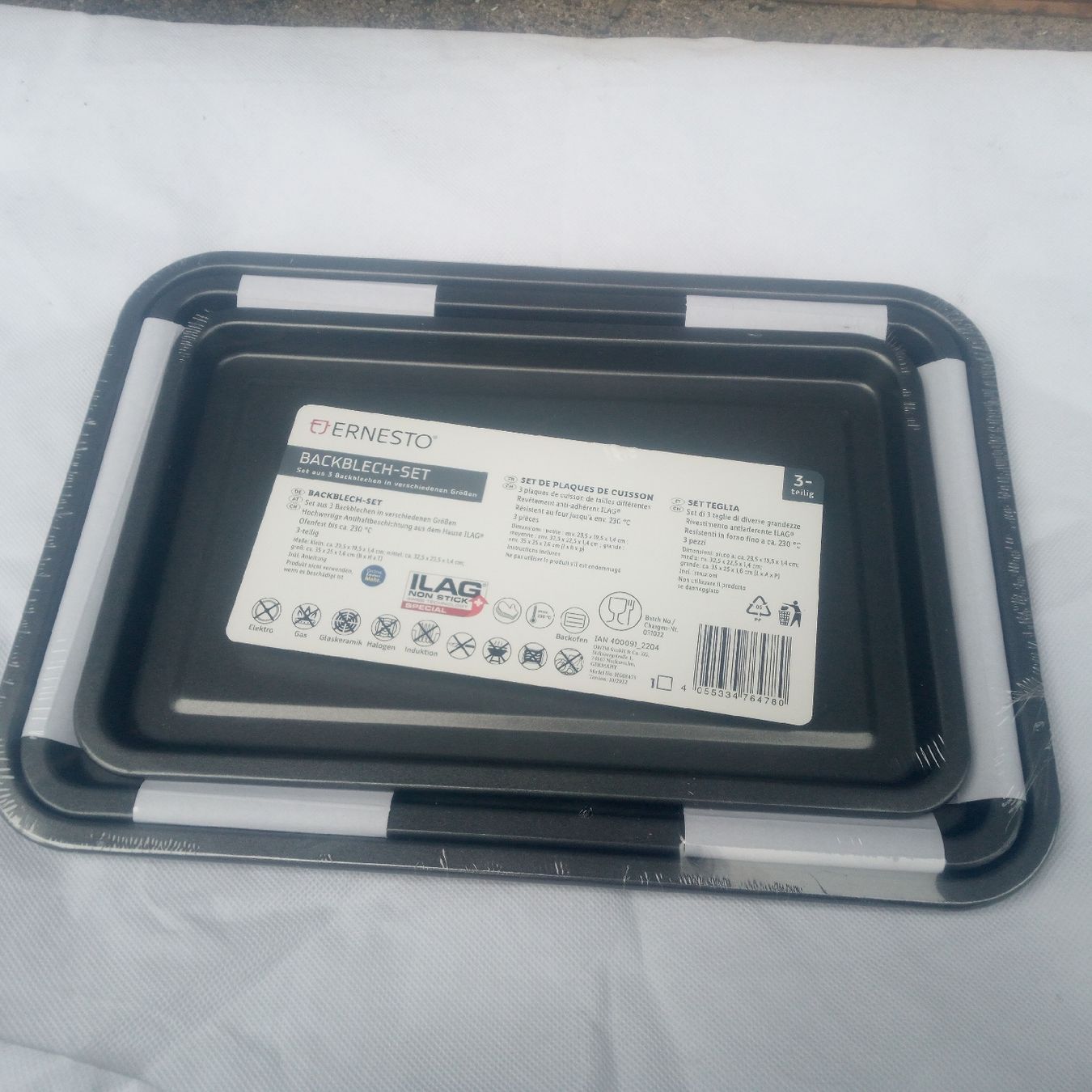 Teglie da forno: Backblech-Set 3-teilig neu Antihaftbeschichtet – Usato da Luzern venduto da toenu23