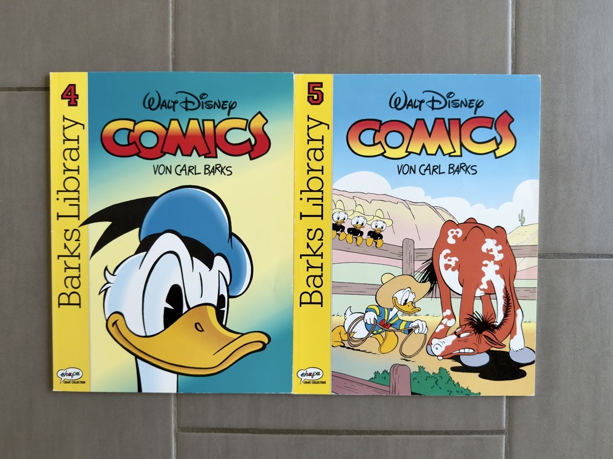 Fumetti: 2x Comics Barks Library (Walt Disney) – Usato da Büetigen venduto da Naschle