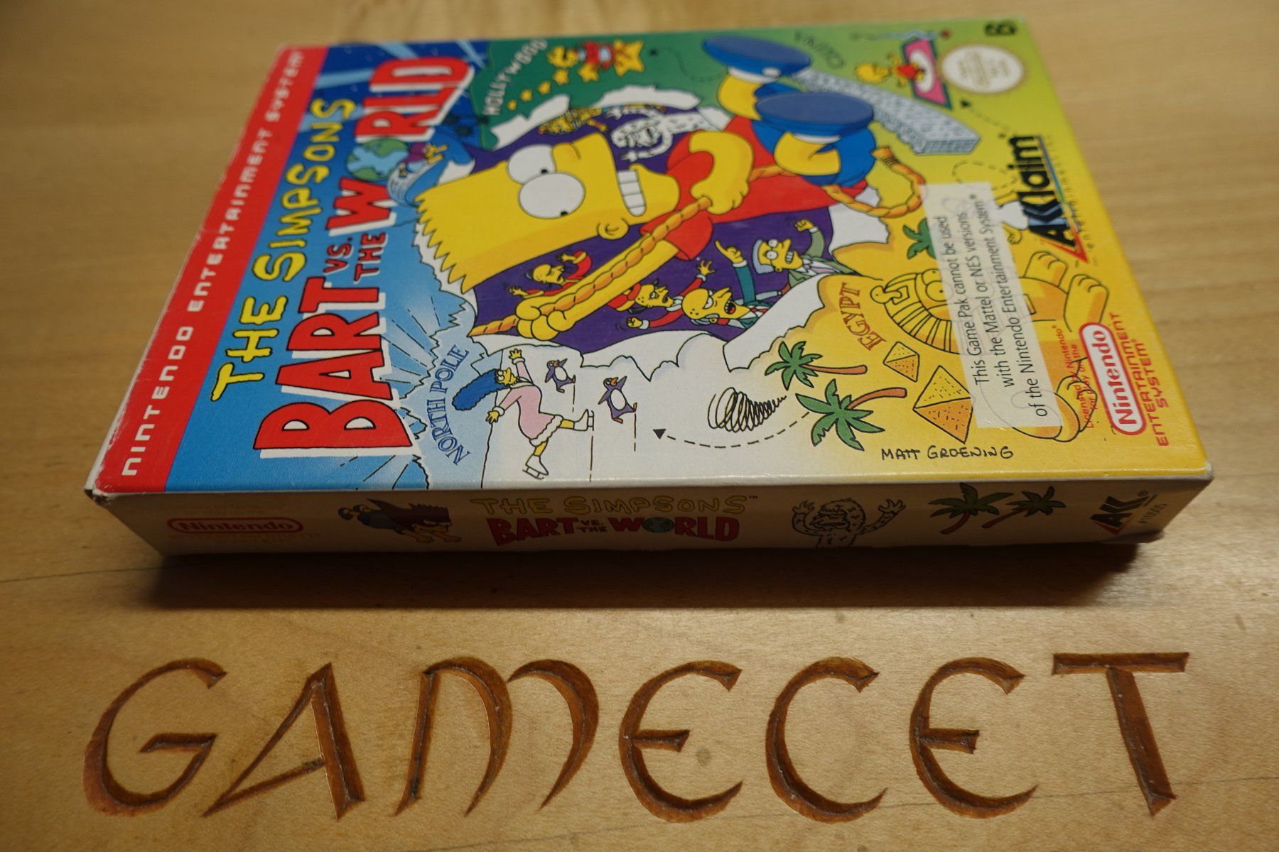 Nintendo Giochi: The Simpsons: Bart vs. the World NES Nintendo – Usato da Steinach venduto da Gamecet 4