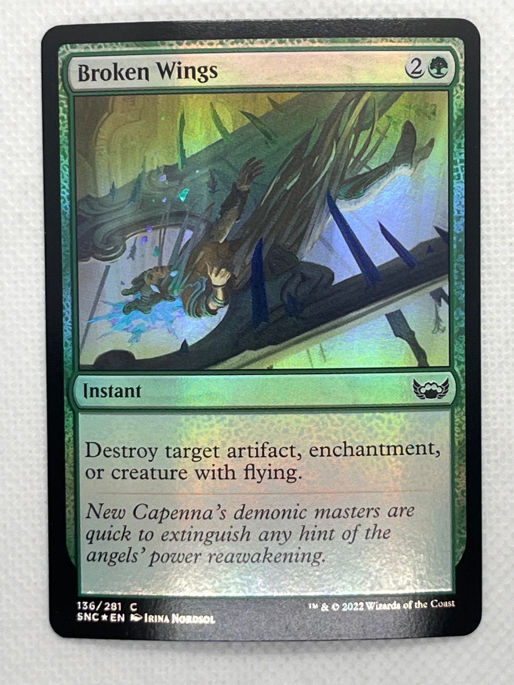 Magic The Gathering Carte collezionabili: MTG Broken Wings SNC 136 Englisch Common Foil – Usato da Hinterkappelen venduto da Kim1992