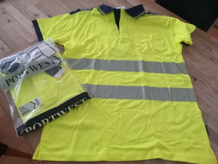 Portwest Warnschutz Poloshirt Gr.L 2Stück
