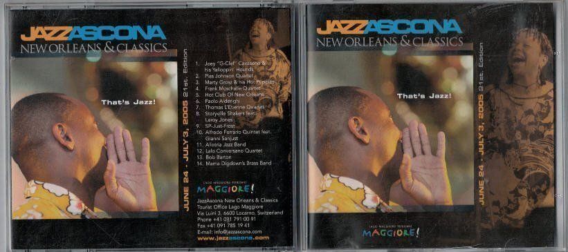 CD: CD-Jazz Ascona 2005 – Usato da Ascona venduto da he9fabus 3