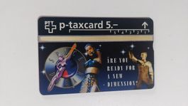 PTT Taxcard Fr. 5.- Space Dream Musical Rarität Karte