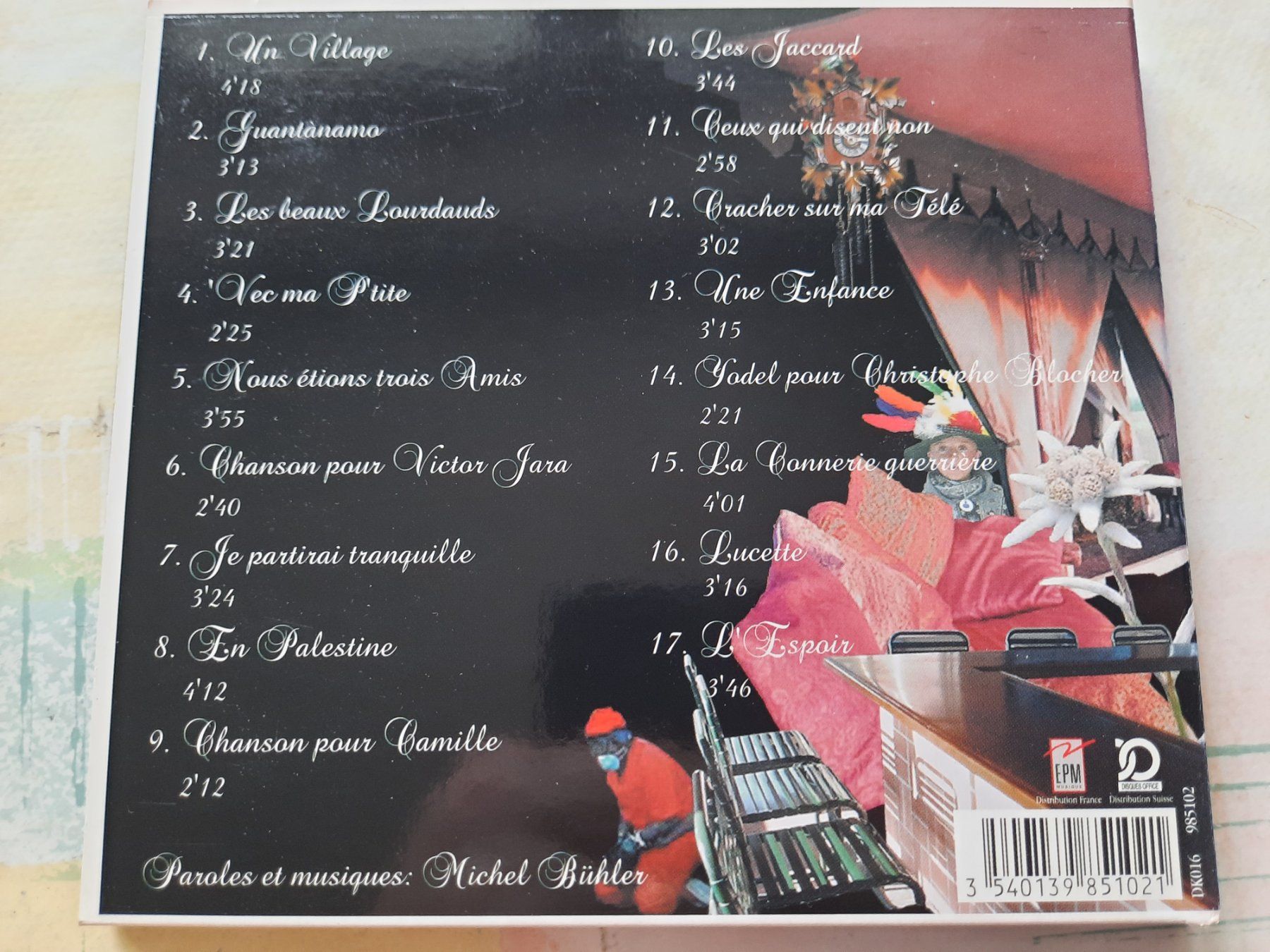 CDs: Cd Michel Bühler - Les chansons têtues – D'occasion à Pully par bro_n52j 1