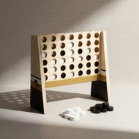 Puissance 4 "Gold Edition" en bois ( NEUF )