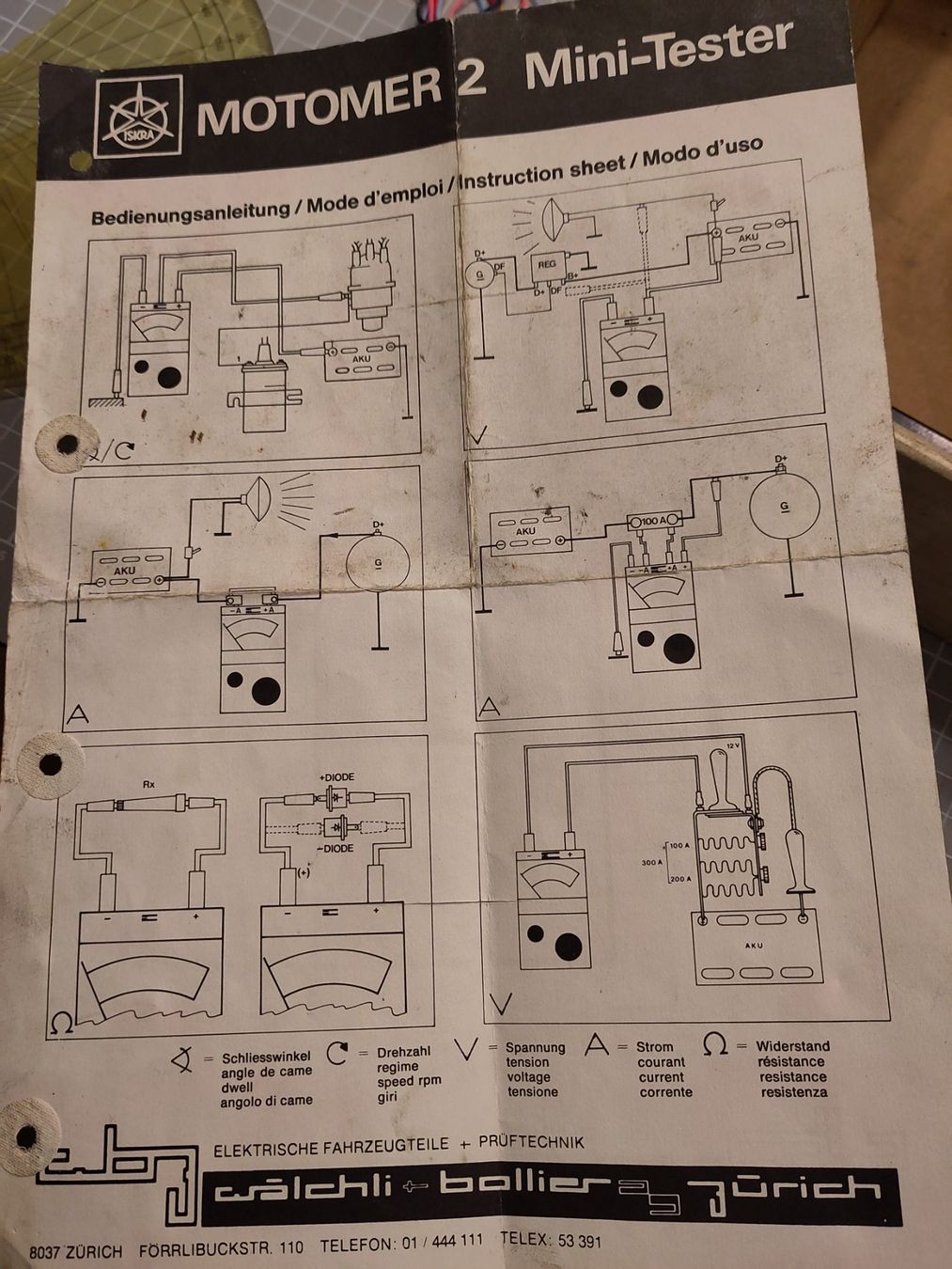 Mesurer: Motometer 2 analog – D'occasion à Moosseedorf par Smammut 2