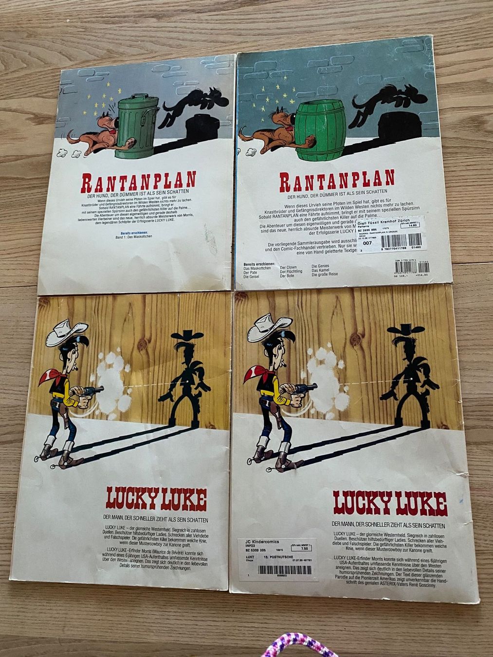 BD: 4 Comic-Hefte: je 2 Lucky Luke und Rantanplan – D'occasion à Rüschlikon par Emma01 1