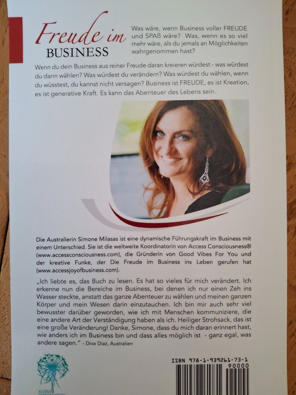 Libri: Freude im Business - Simone Milasas – Usato da Courlevon venduto da Eiscool 1