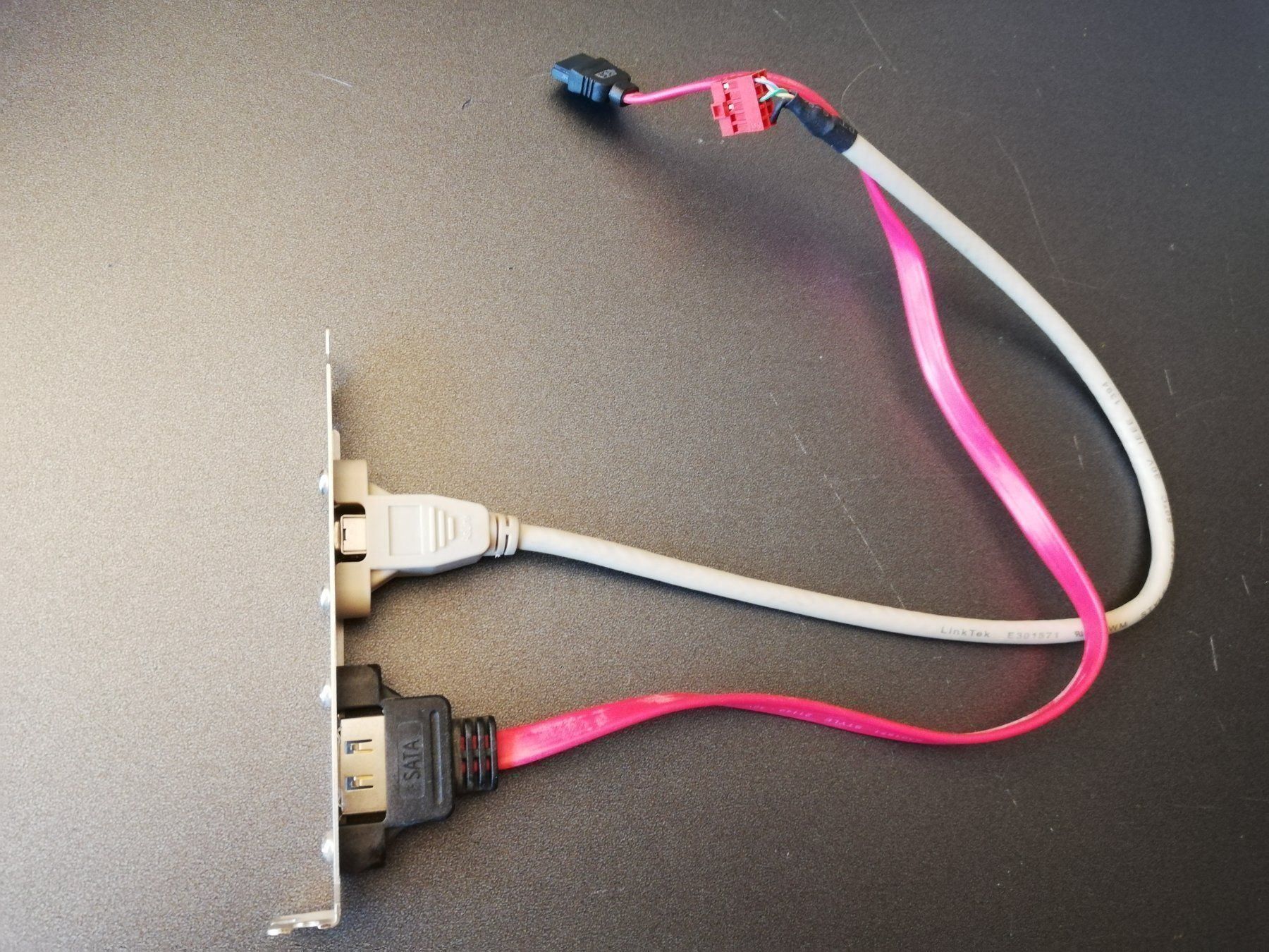 PCs: eSATA / mini Firewire Slotblech – Gebraucht aus Thundorf von Swizzzly 1