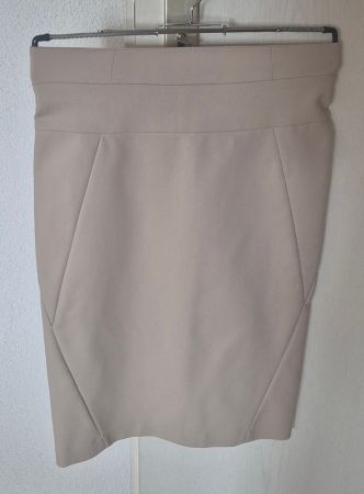 Bleistift Rock, Beige, Grösse 36