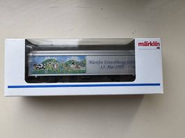 Märklin Werbewagen Einweihungsfahrt