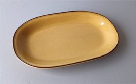 RÖSSLER große Senffarbe Platte 28cm -F12