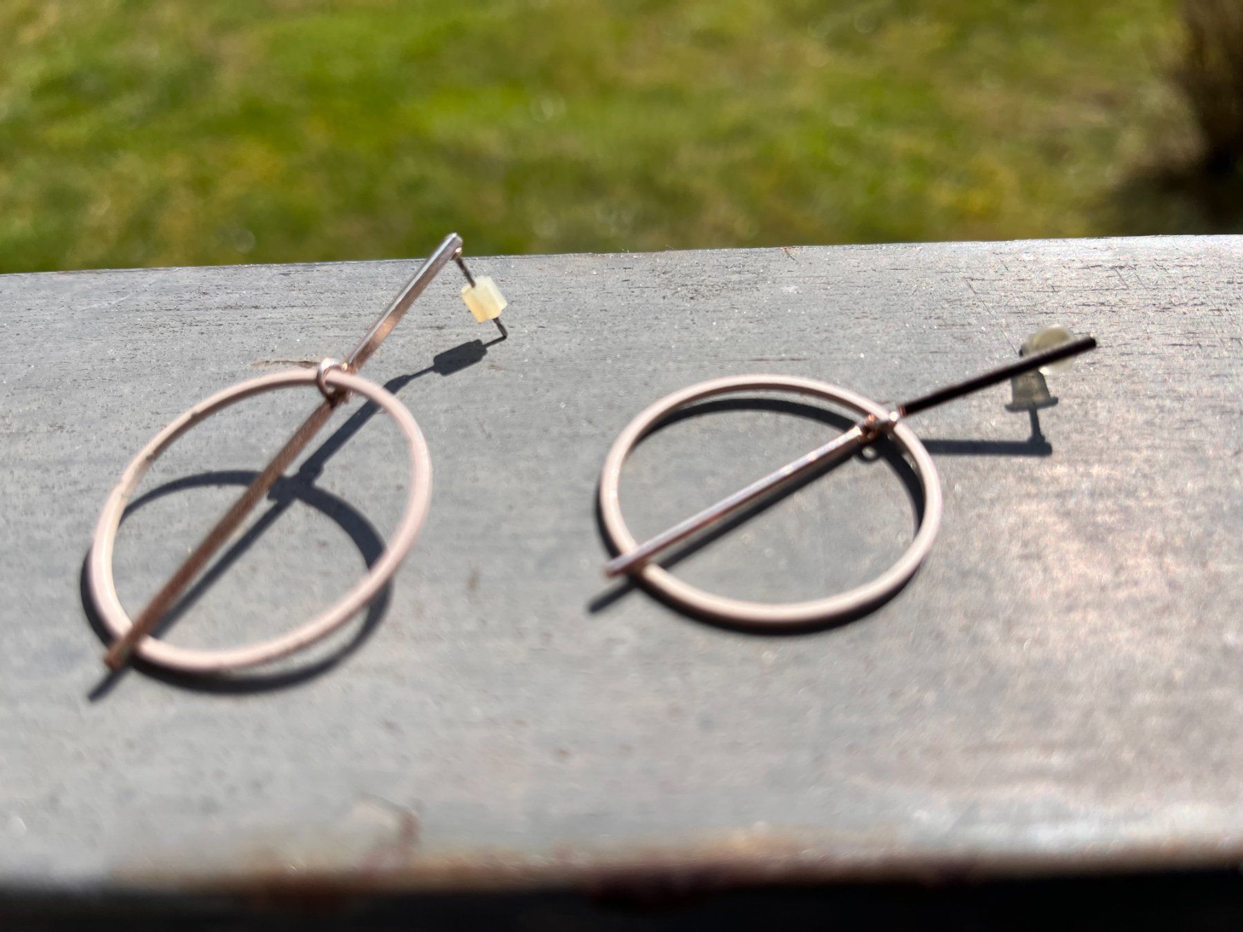 Boucles d'oreille: Statement Ohrstecker, Metall, Modeschmuck – D'occasion à Gattikon par kaandooh 1