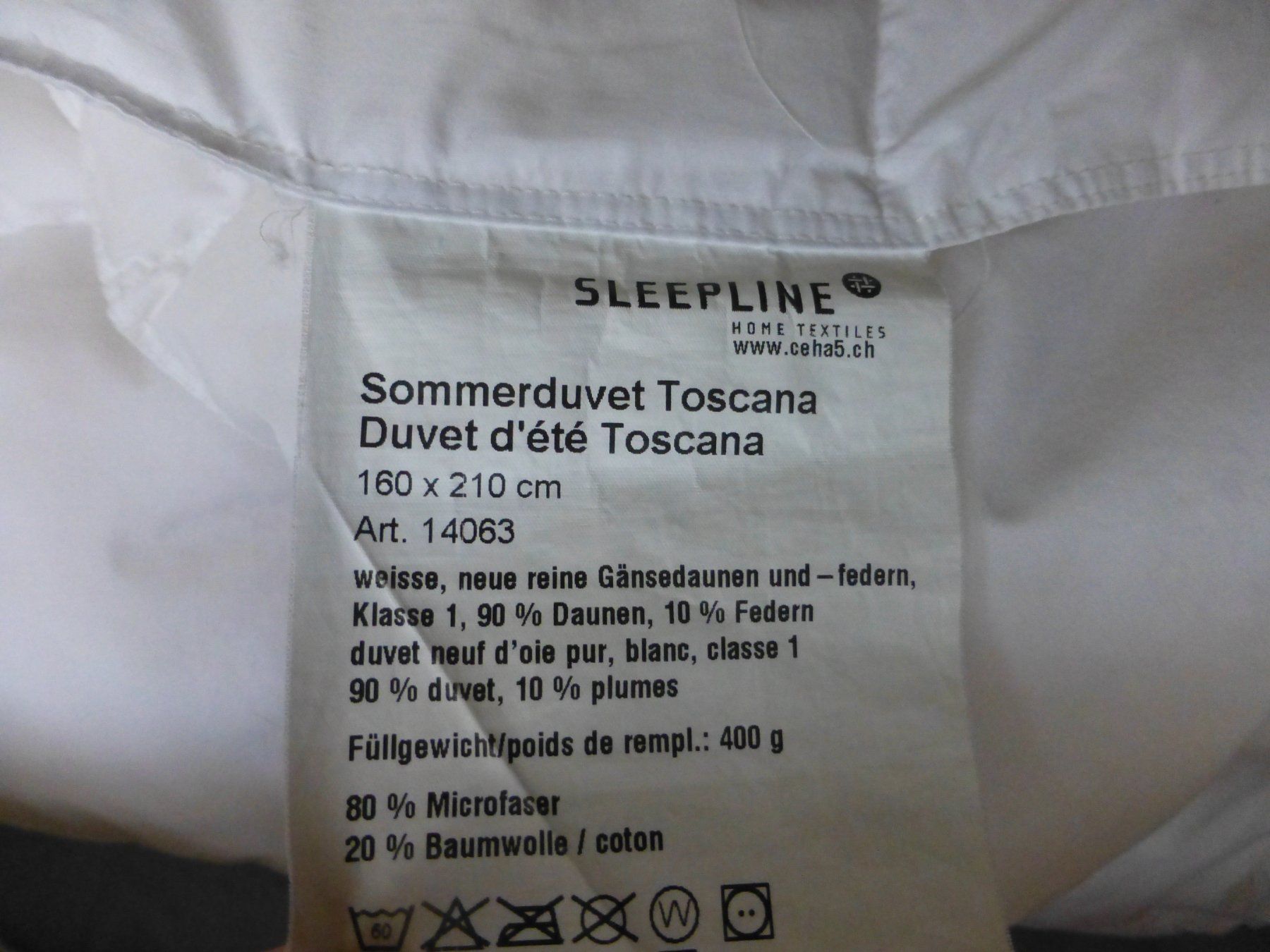 Couvertures: Daunen Duvet zwei Stück – D'occasion à Würenlingen par drago56 7