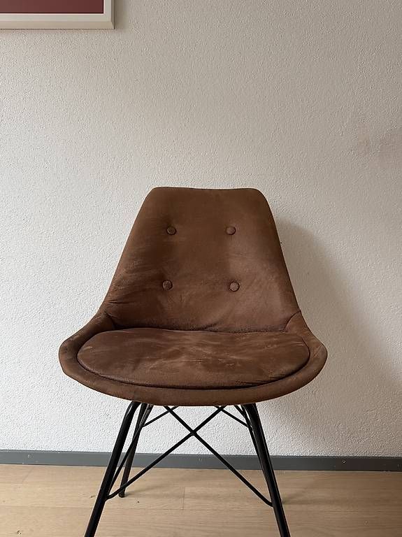 Conforama Sedie: 6 Esstisch/Esszimmer Stühle braun Lederoptik – Usato da Dübendorf venduto da ser_twb8