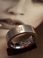 4 Brillanten im Quadrat gefasst 0.04ct