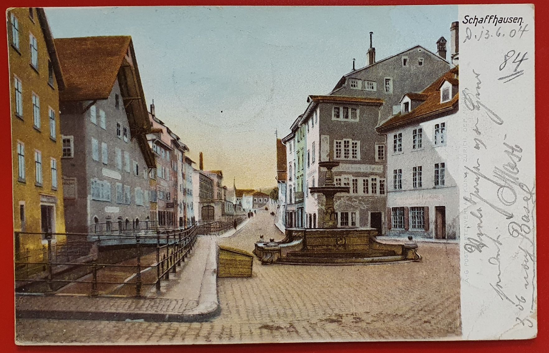 Cartoline postali: Schaffhausen 1904 – Usato da Kreuzlingen venduto da Rschweiz1