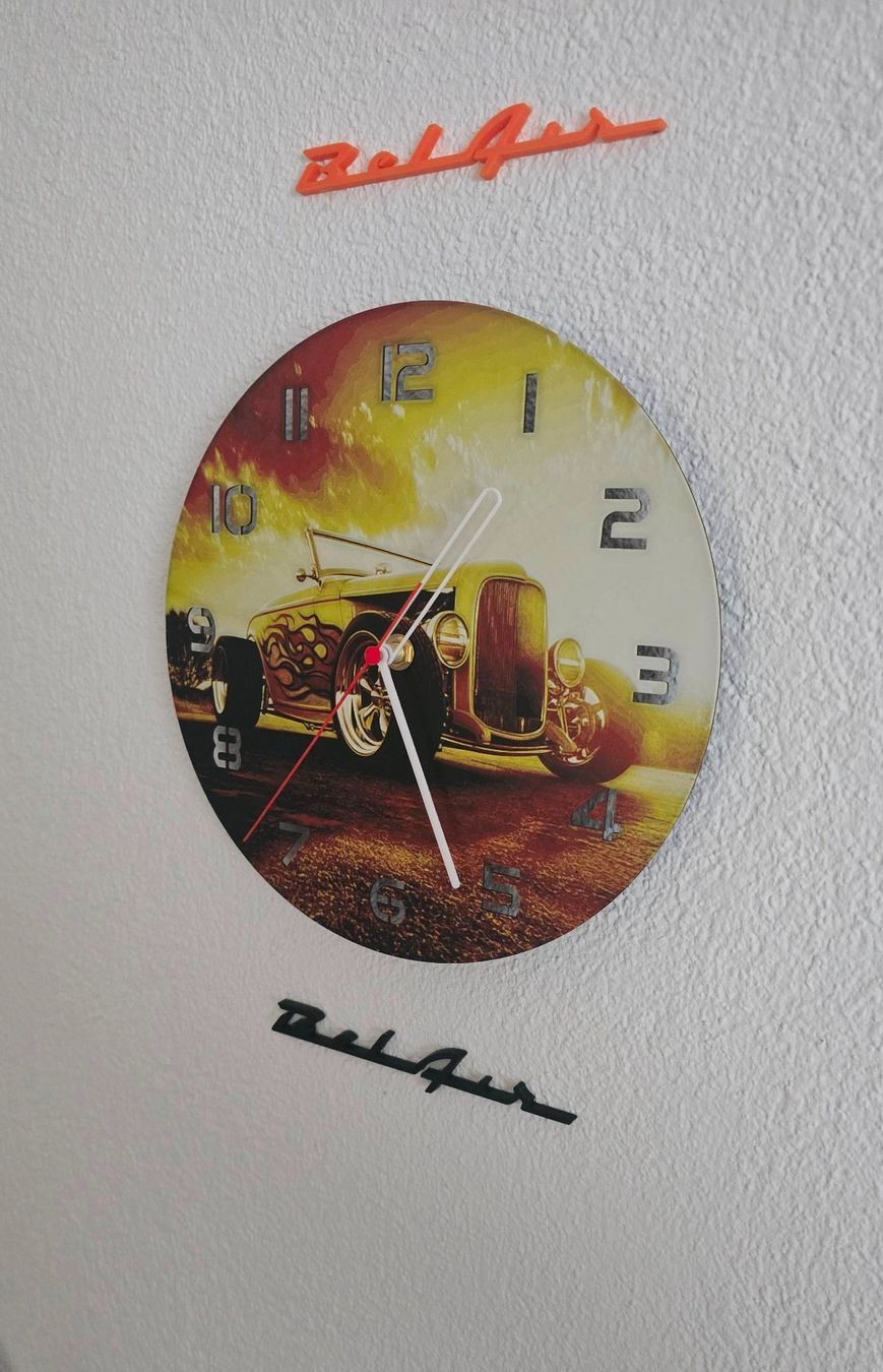 Orologi da terra & Orologi da parete: Hot Rod Wanduhr – Nuovo (secondo la descrizione) da Winznau venduto da johny_wayne 3