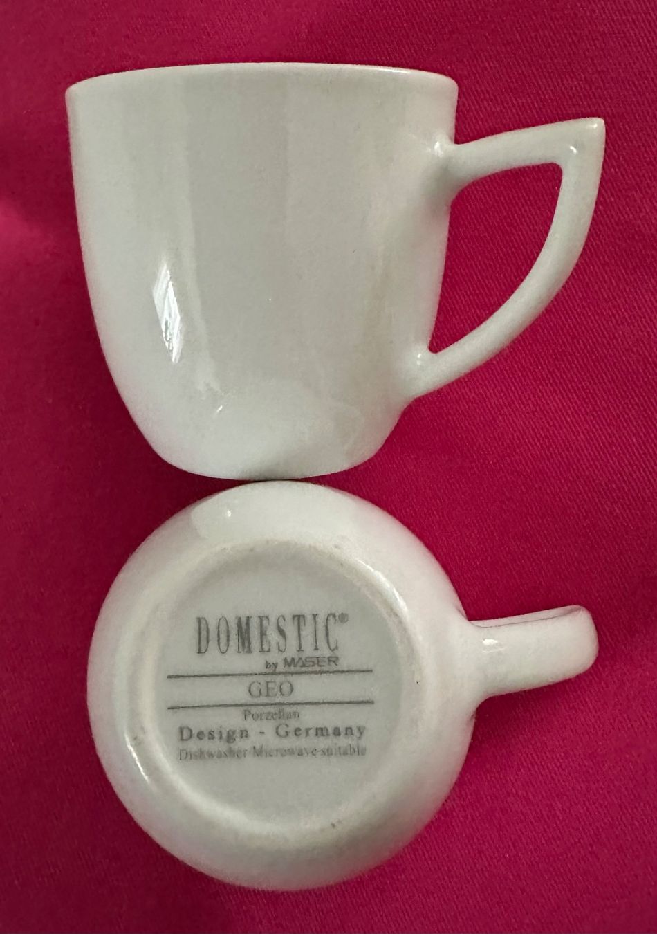 Tazze: 2 Espressotassen weiss – Usato da Winterthur venduto da jud_xfw6 2