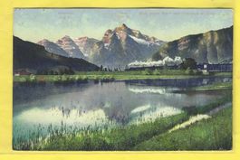19.6.1912 Dampfzug unterwegs Weesen nach Schwanden/Glärnisch