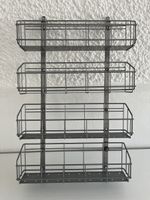 Gewürzregal aus Metall / Wandmontage 
