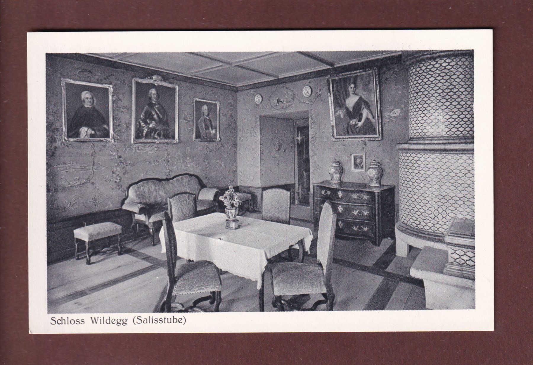 Cartoline postali: SCHLOSS WILDEGG - Salisstube – Usato da Pully venduto da nicecards