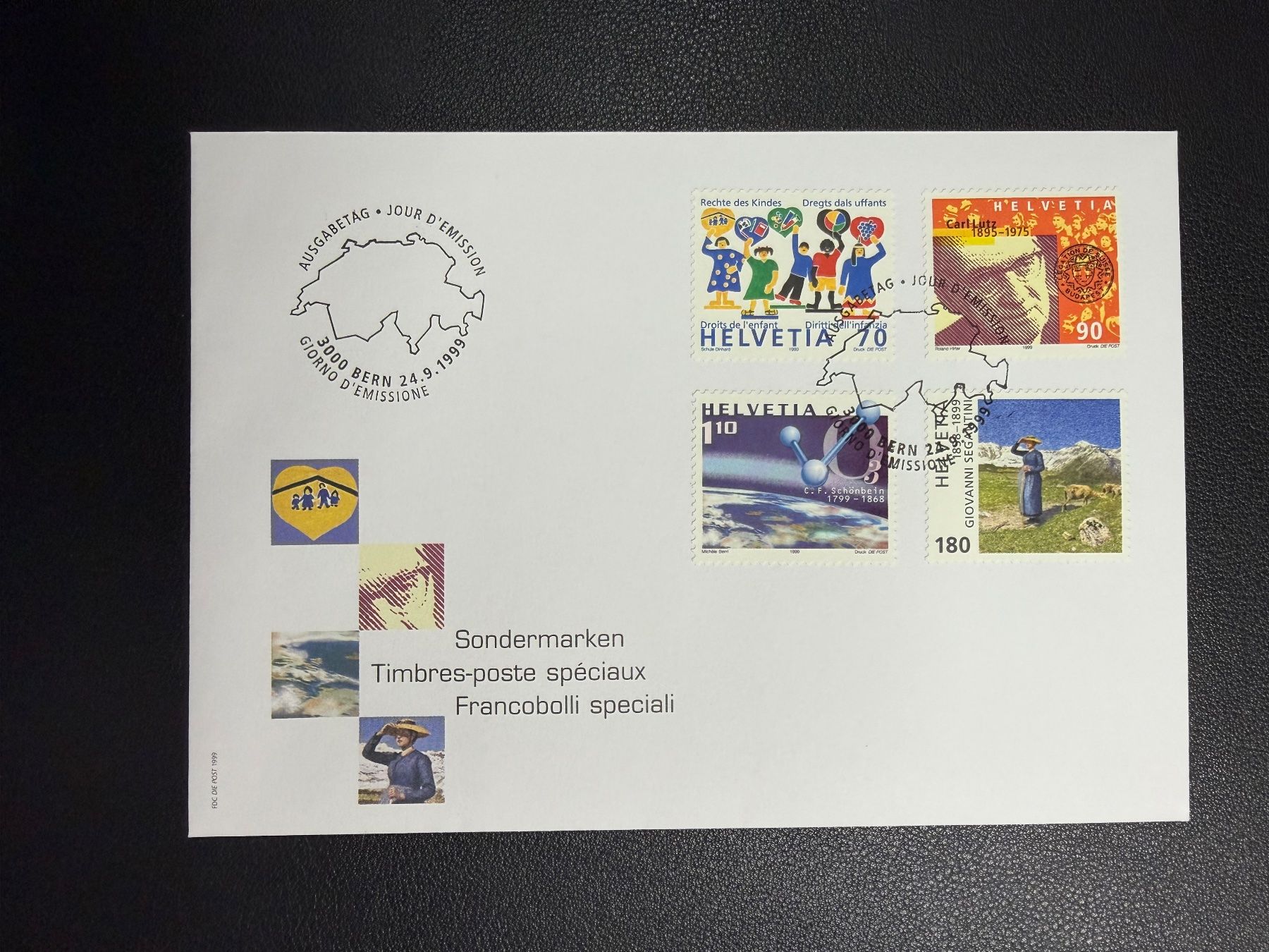 Alle Briefmarken: CH Sondermarken 1999 FDC – Gebraucht aus oberrüti von jeanmei