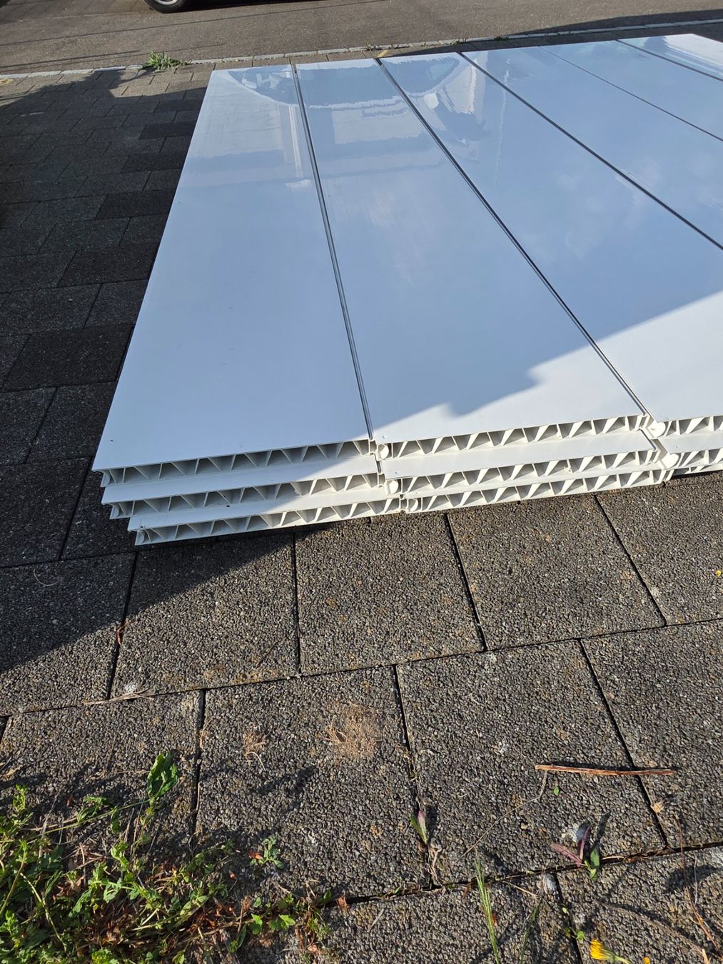Wände & Decken: PVC Stecksystem Wandpaneele 18x, Profile 9m System, Trennwad – Gebraucht aus Tann von Gyzer6