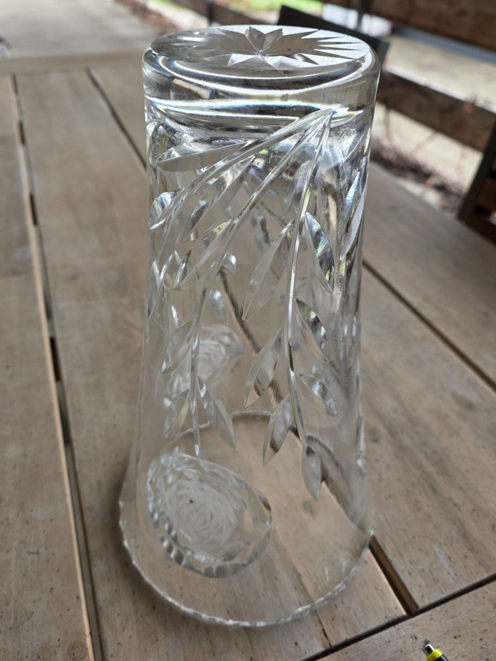 Vasi & Recipienti: Kristall Glas Vase Rose 31 cm – Usato da Walterswil BE venduto da Lonitti 4