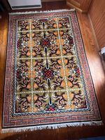 Tibet-Teppich – Handgeknüpft mit Drachenmotiv 