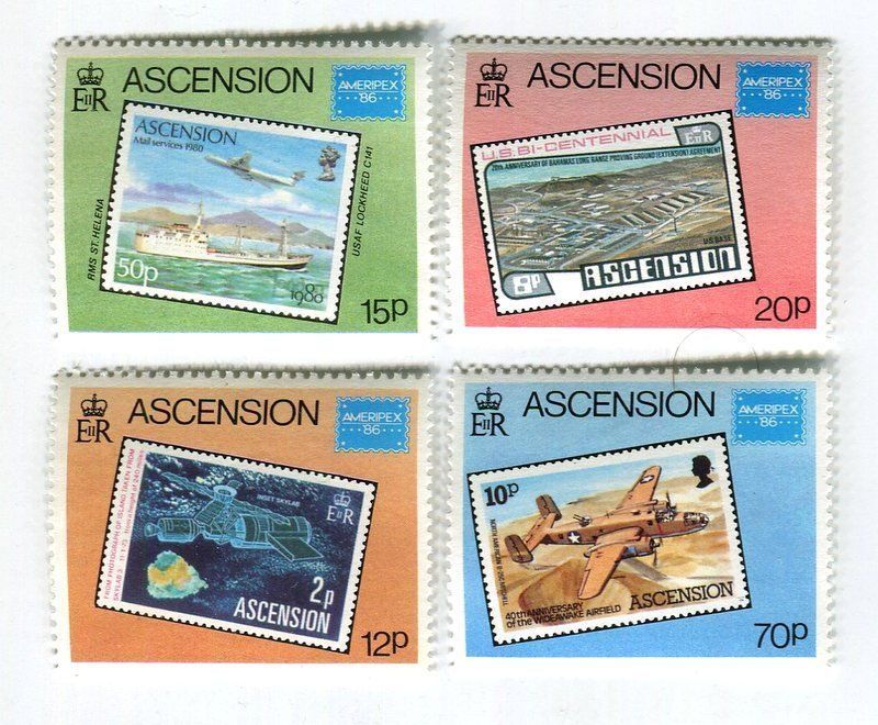Tutti i francobolli: Briefmarken "Briefmarkenausstellung". Ascension. – Nuovo e nell'imballaggio originale da Basel venduto da Butsch5