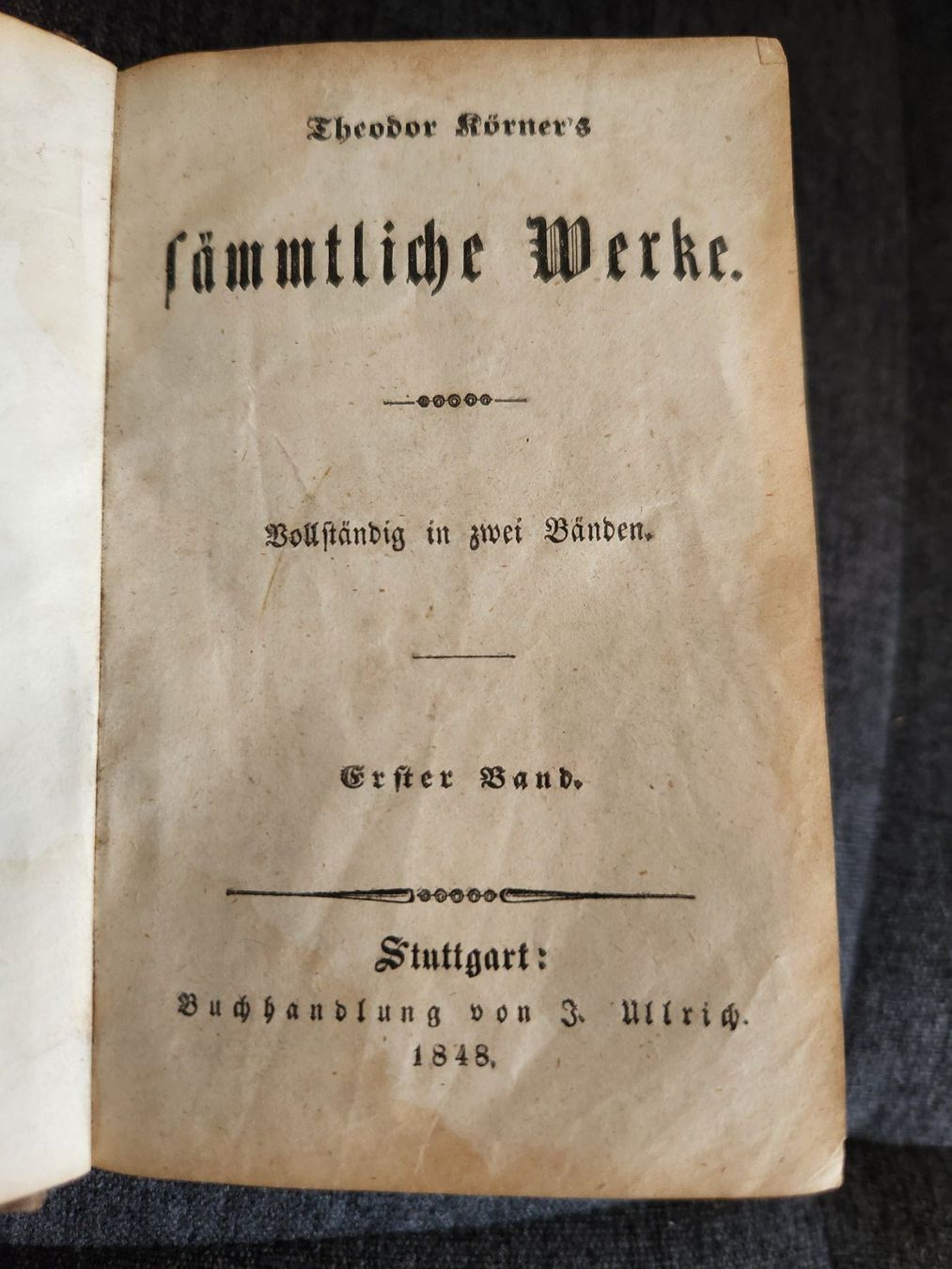 Libri: Kleineres, antikes Buch / 1848 – Usato da Fanas venduto da Rurero03 2