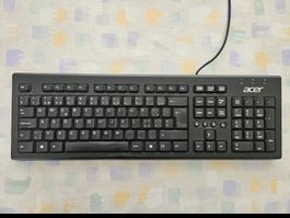 Clavier Acer filaire QWERTZ – Complet avec pavé numérique