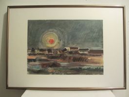 ORIGINAL Aquarell mit schönem Rahmen - ein Geschenk?