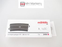 Märklin 24194 Schaltgleis gebogen AC H0