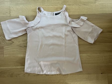 Elegante Sommerbluse mit Off-Shoulder Look Gr. S