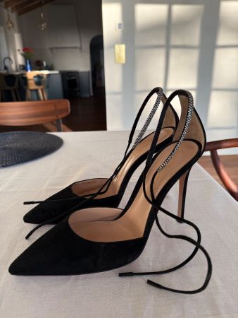 NEU! Gianvito Rossi Wildleder Pumps, Gr. 40, Schwarz