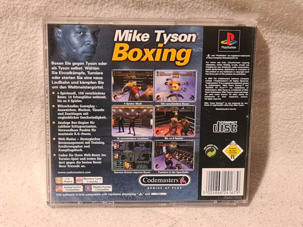 Mike tyson boxing, Playstation 1 Spiel, Game ab 1.- (Gebraucht) in ...