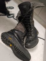 UGG Winterstiefel, Grösse 37 dunkelgrau,,Leder, gefüttert 
