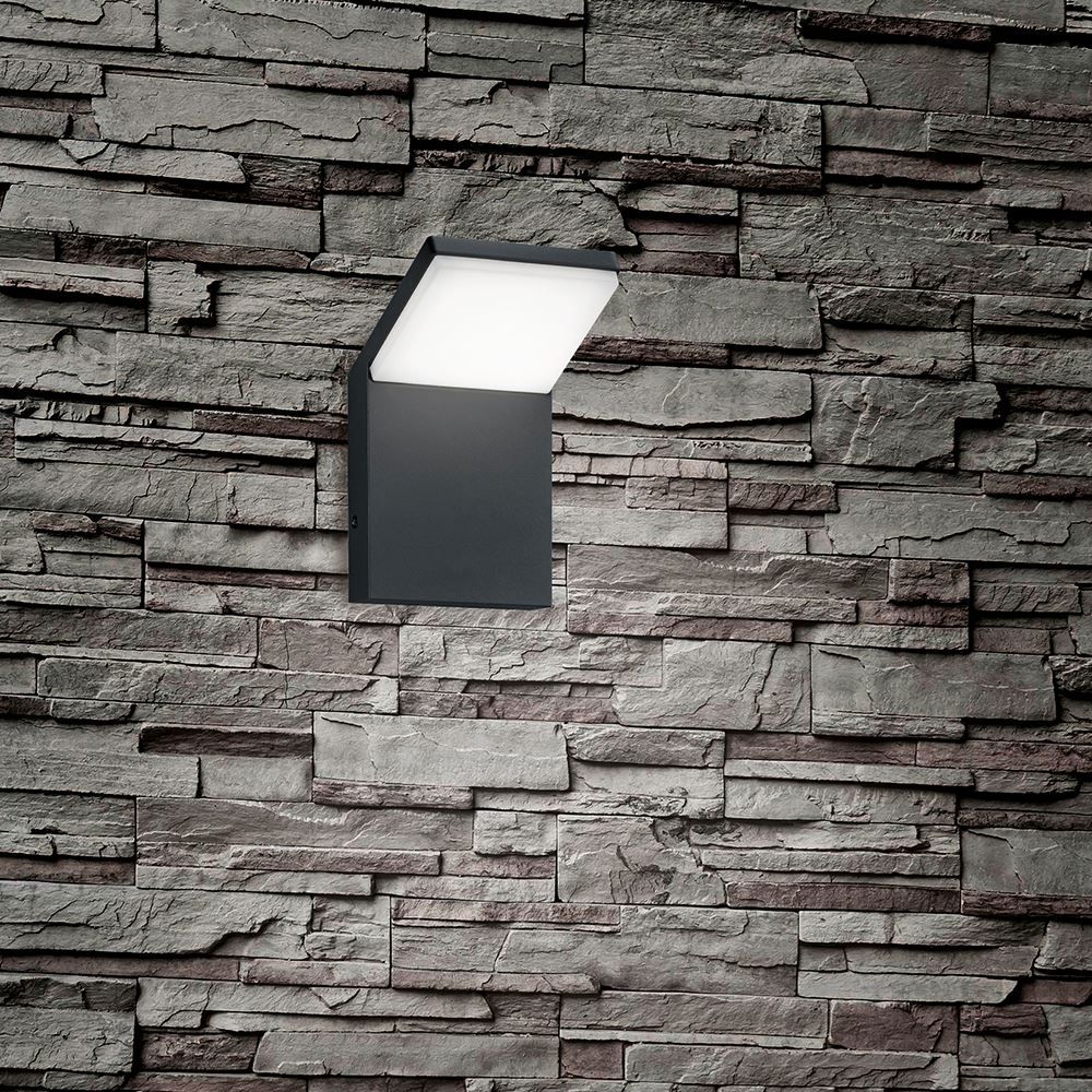 Lampade: LED Aussen Wandleuchte, IP54, Anthrazit – Nuovo (secondo la descrizione) da Kreuzlingen venduto da Smart-Light