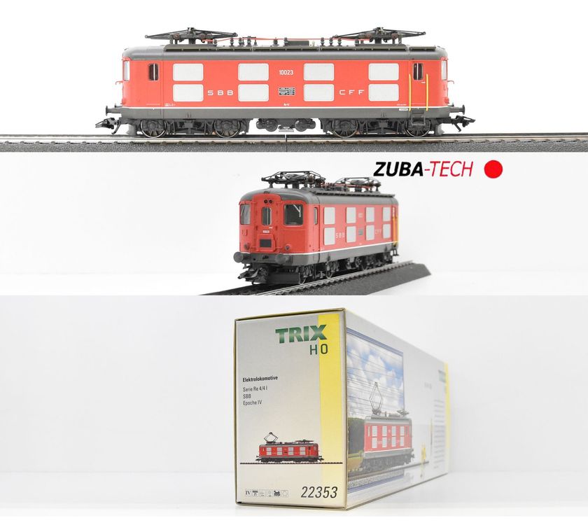 Trix 22353 E-Lok Re 4/4 I Rot SBB H0 GS Analog mit OVP (Gebraucht) in ...
