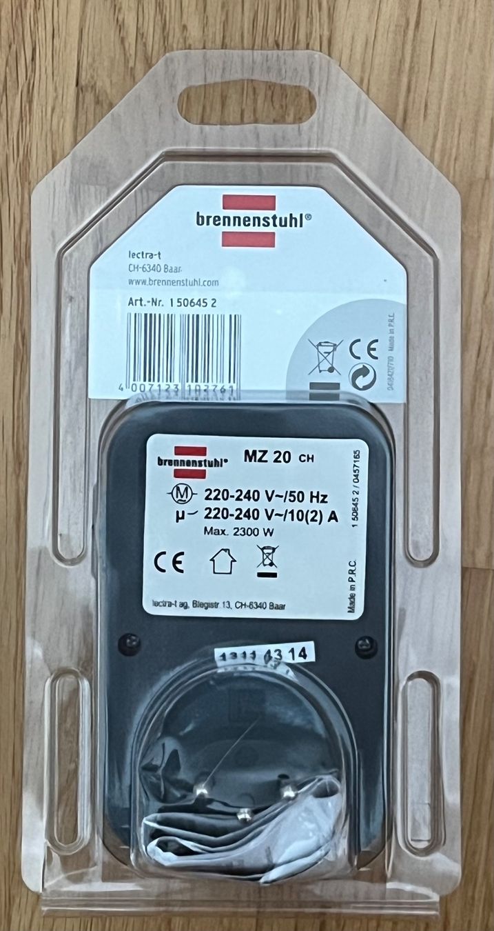 Stecker: brennenstuhl Zeitschaltuhr – Neu und originalverpackt aus Emmenbrücke von Herzog07 5