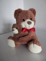 Teddy Bär, Mama-Bär + Baby-Bärli, 2 in 1 Teddybär, 15 x13 cm