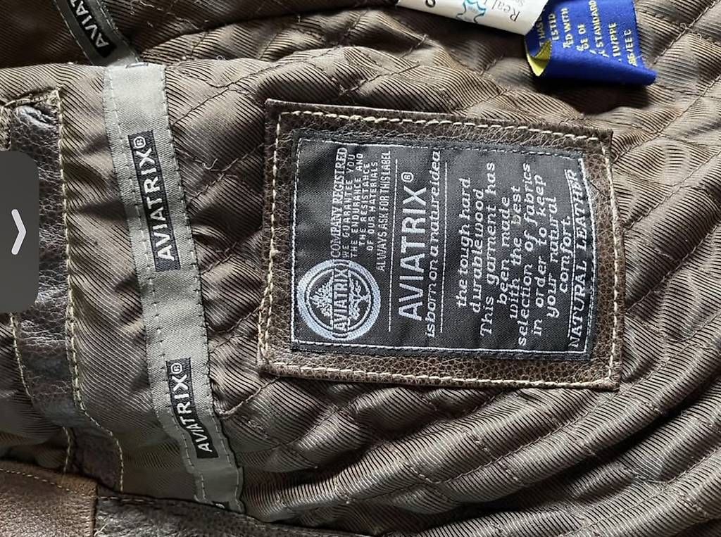 Giacche: Herrenlederjacke_ von Avis Trix Größe S_ Bomber Jacket – Usato da Jonen venduto da Jamber01 4