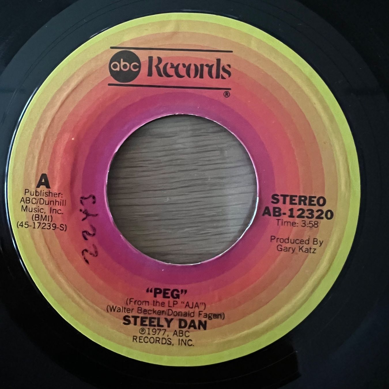 Dischi in vinile: Steely Dan - Peg / 1. US-Press. 1977 / Very nice Copy – Usato da Gais venduto da soundcave57