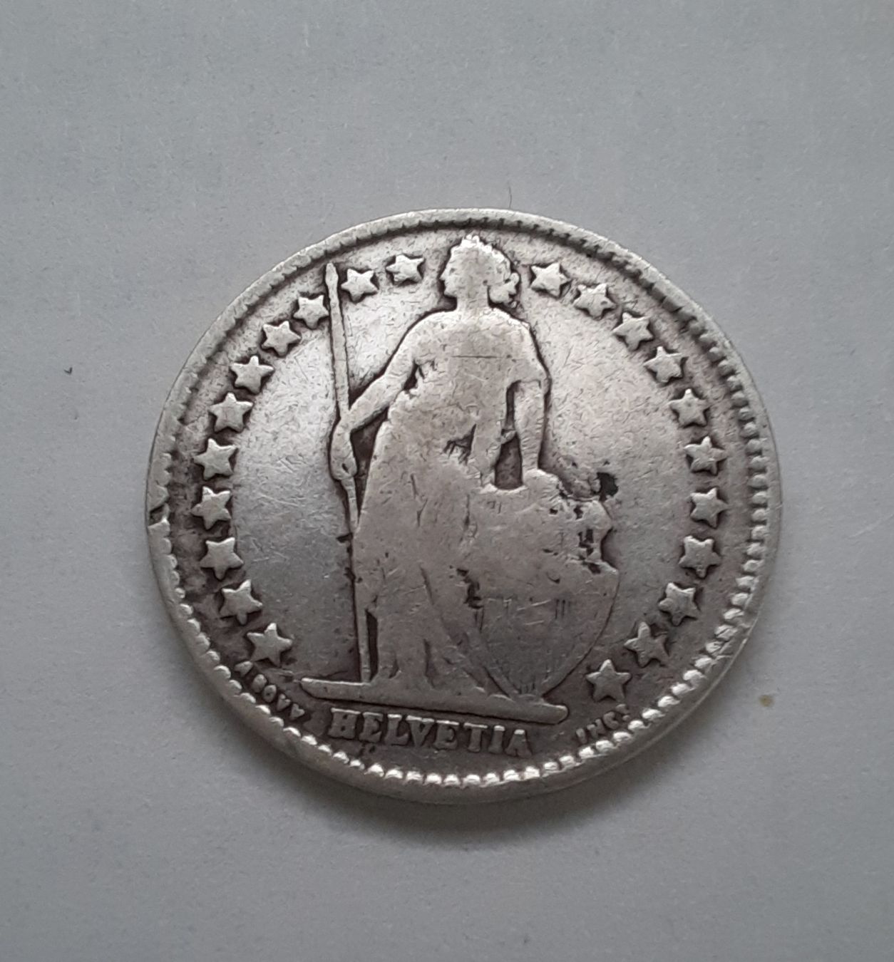 Alle Münzen: 1/2 Franken Silber 1910 – Gebraucht aus Bremgarten AG von cec_5nzz 1