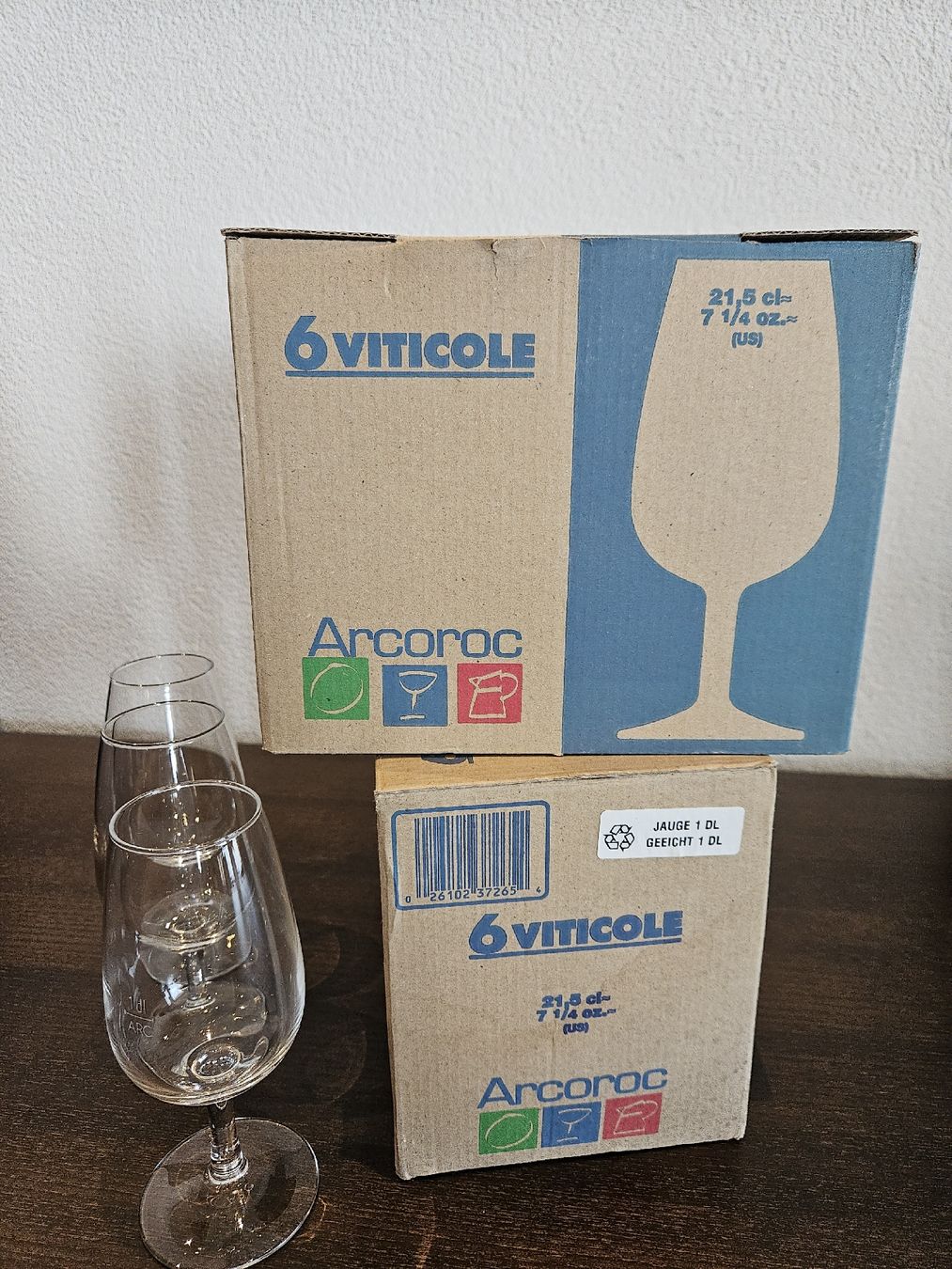 Bicchieri: Glas Williamskelch 1cl Eichung 15 Stück Arcoroc – Usato da Morschach venduto da Hanswi 1