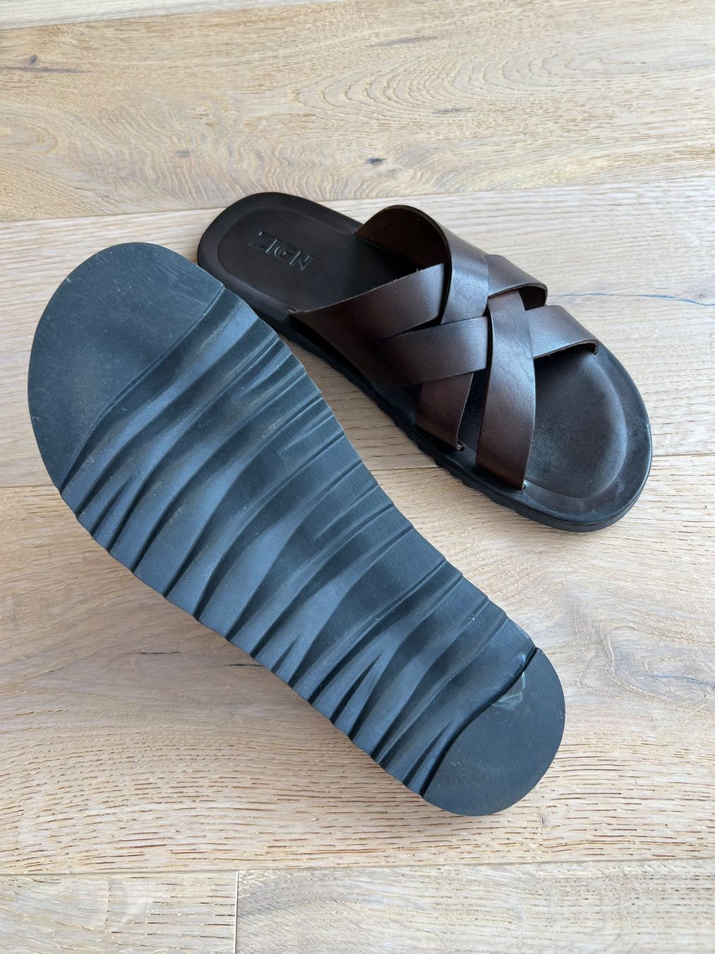 Scarpe da uomo: Lederslipper braun von ZIGN Gr. 43 – Nuovo (secondo la descrizione) da Meilen venduto da Masupilamy 2