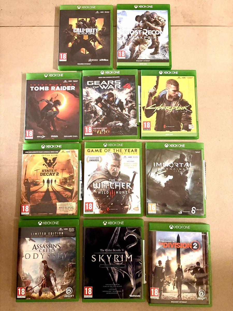 Microsoft Console: Xbox One S with games and controllers – Usato da Cologny venduto da sab_xh7v 1
